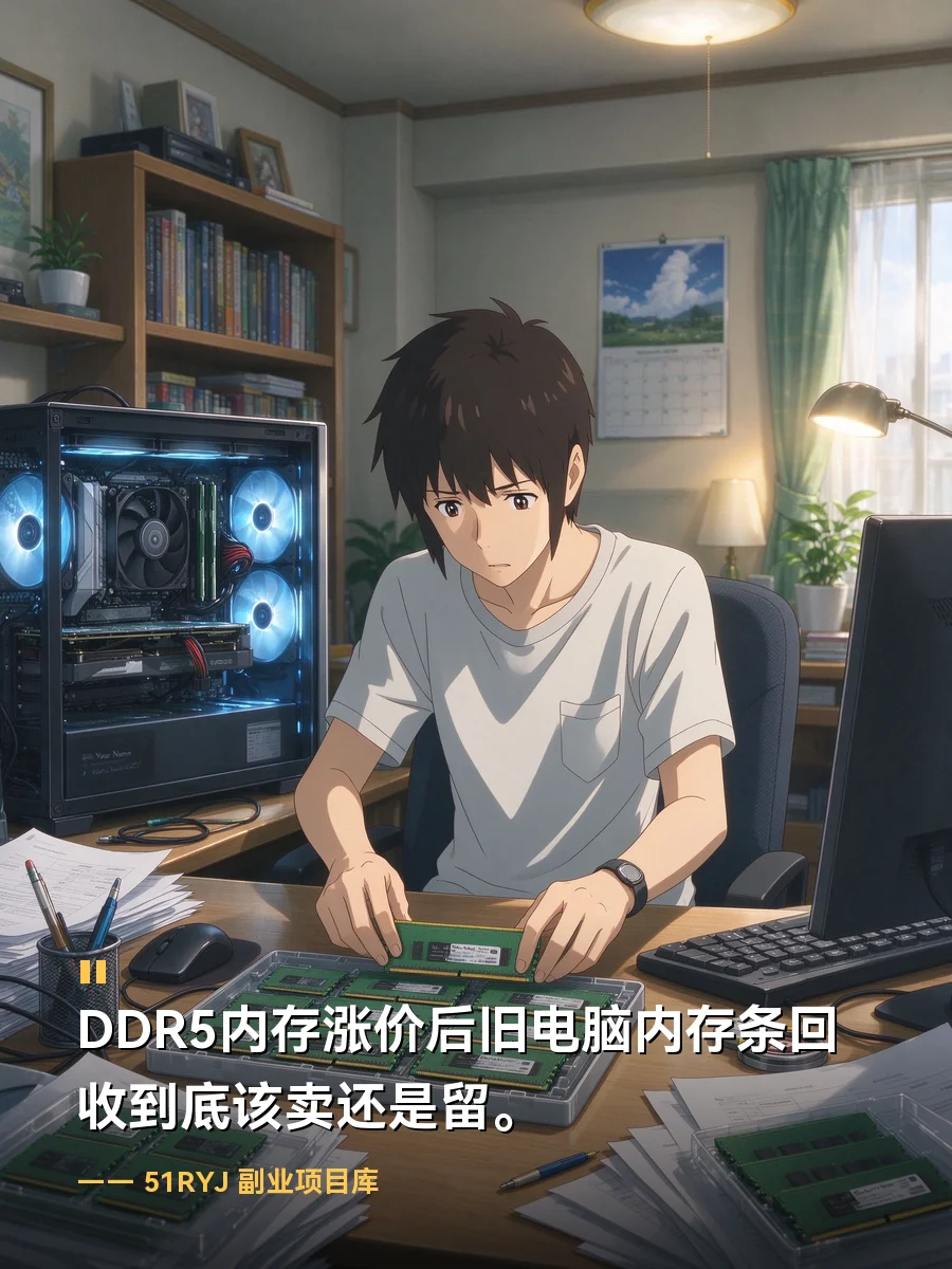 DDR5内存涨价后旧电脑内存条回收到底该卖还是留