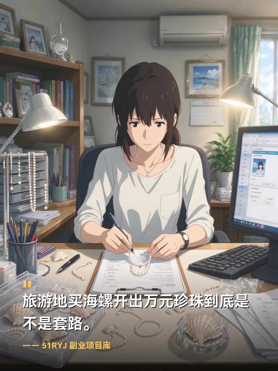 旅游地买海螺开出万元珍珠到底是不是套路