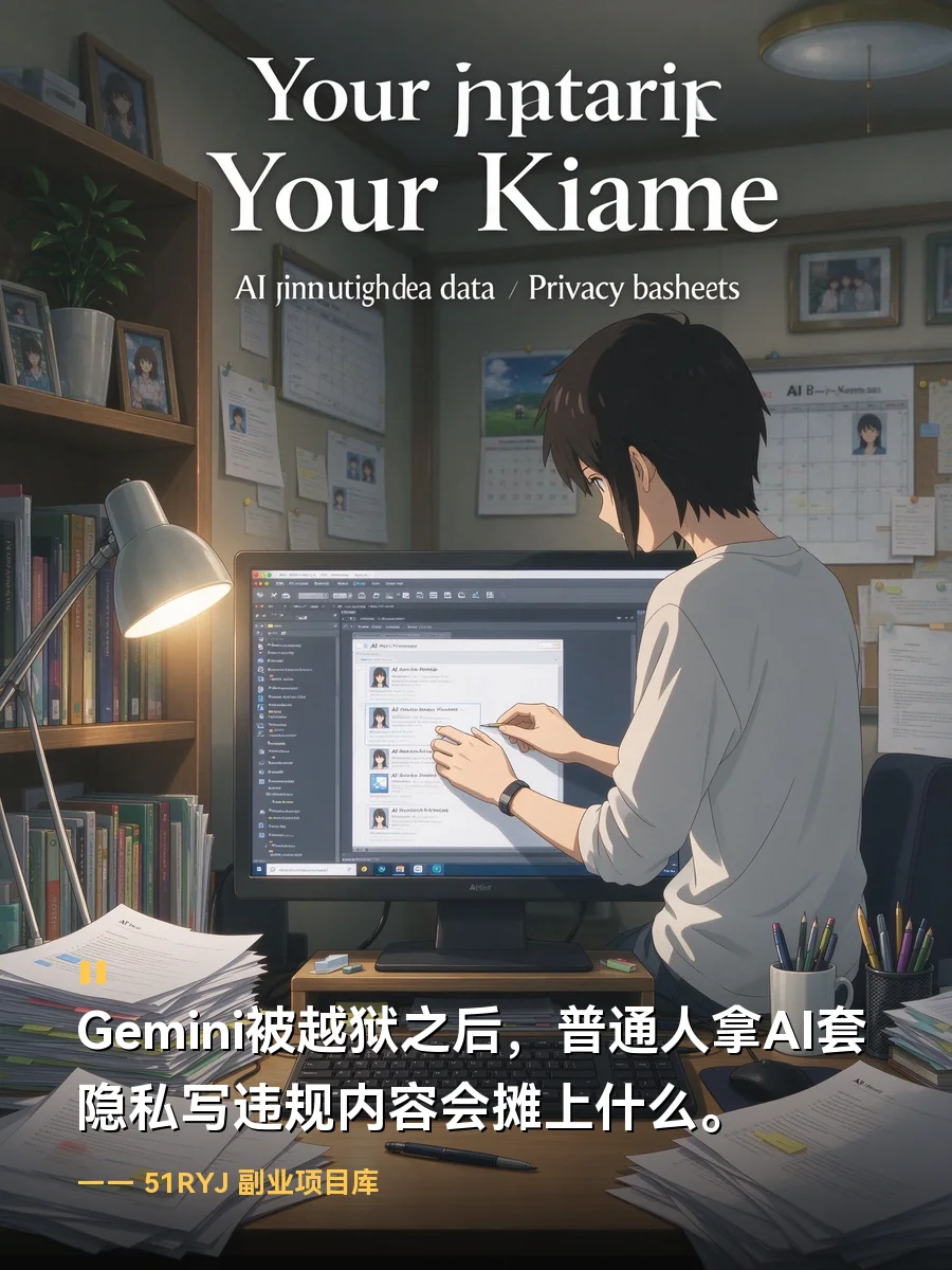 Gemini被越狱之后，普通人拿AI套隐私写违规内容会摊上什么