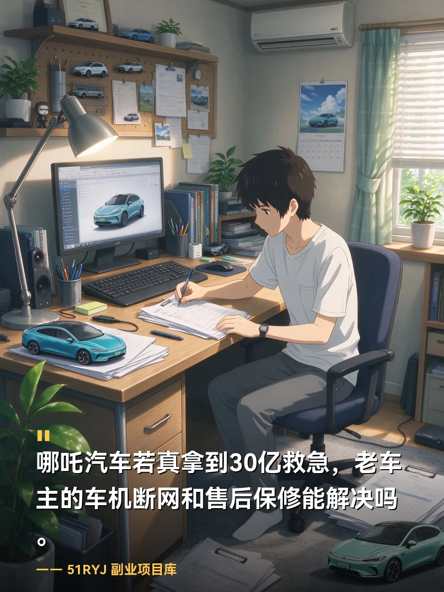 哪吒汽车若真拿到30亿救急，老车主的车机断网和售后保修能解决吗