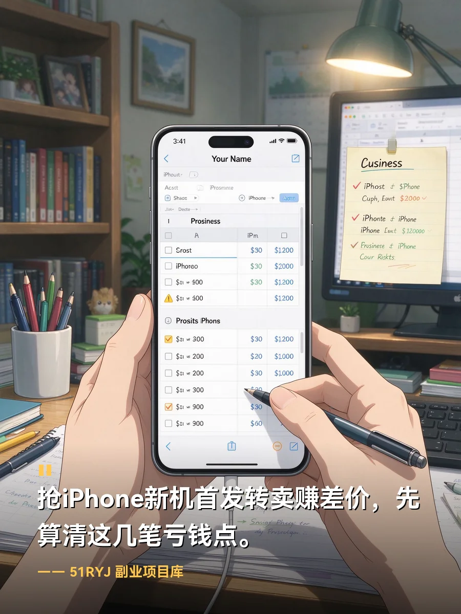 抢iPhone新机首发转卖赚差价，先算清这几笔亏钱点