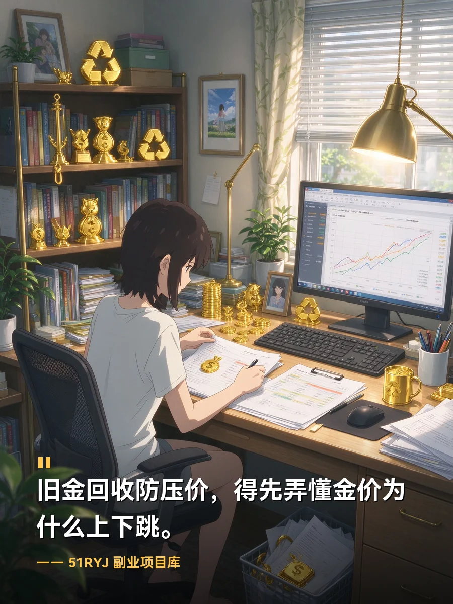 旧金回收防压价，得先弄懂金价为什么上下跳