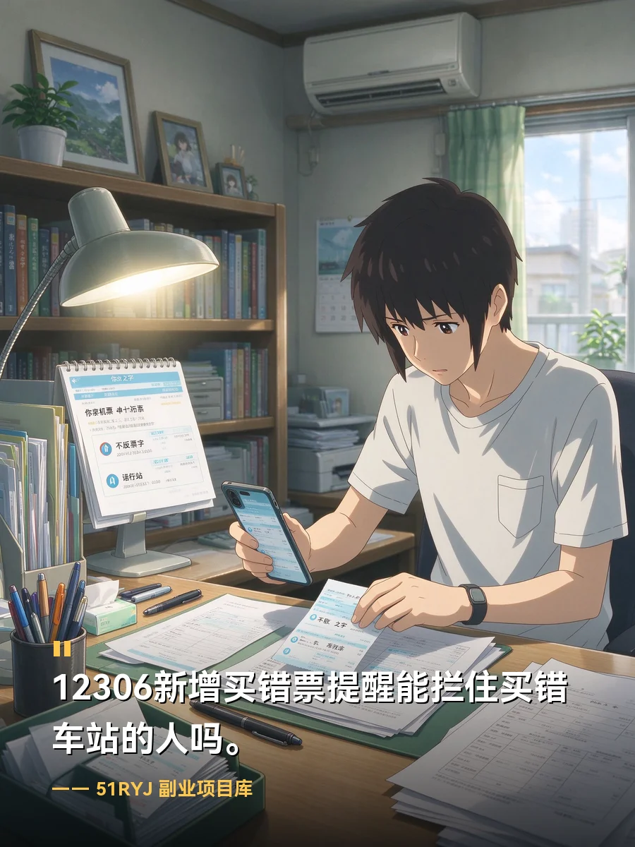 12306新增买错票提醒能拦住买错车站的人吗