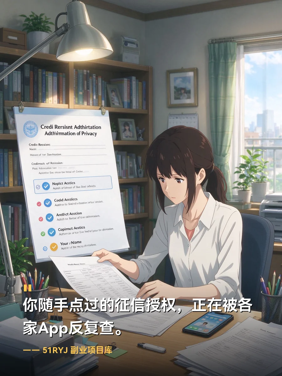 你随手点过的征信授权，正在被各家App反复查