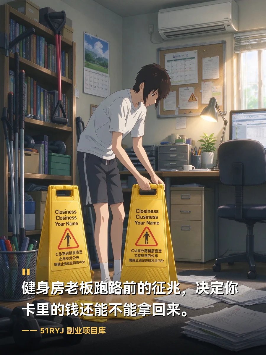 健身房老板跑路前的征兆，决定你卡里的钱还能不能拿回来
