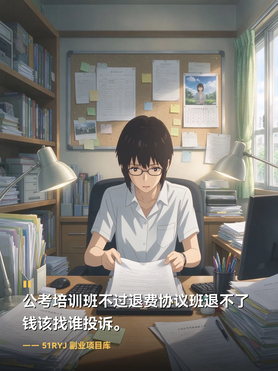 公考培训班不过退费协议班退不了钱该找谁投诉