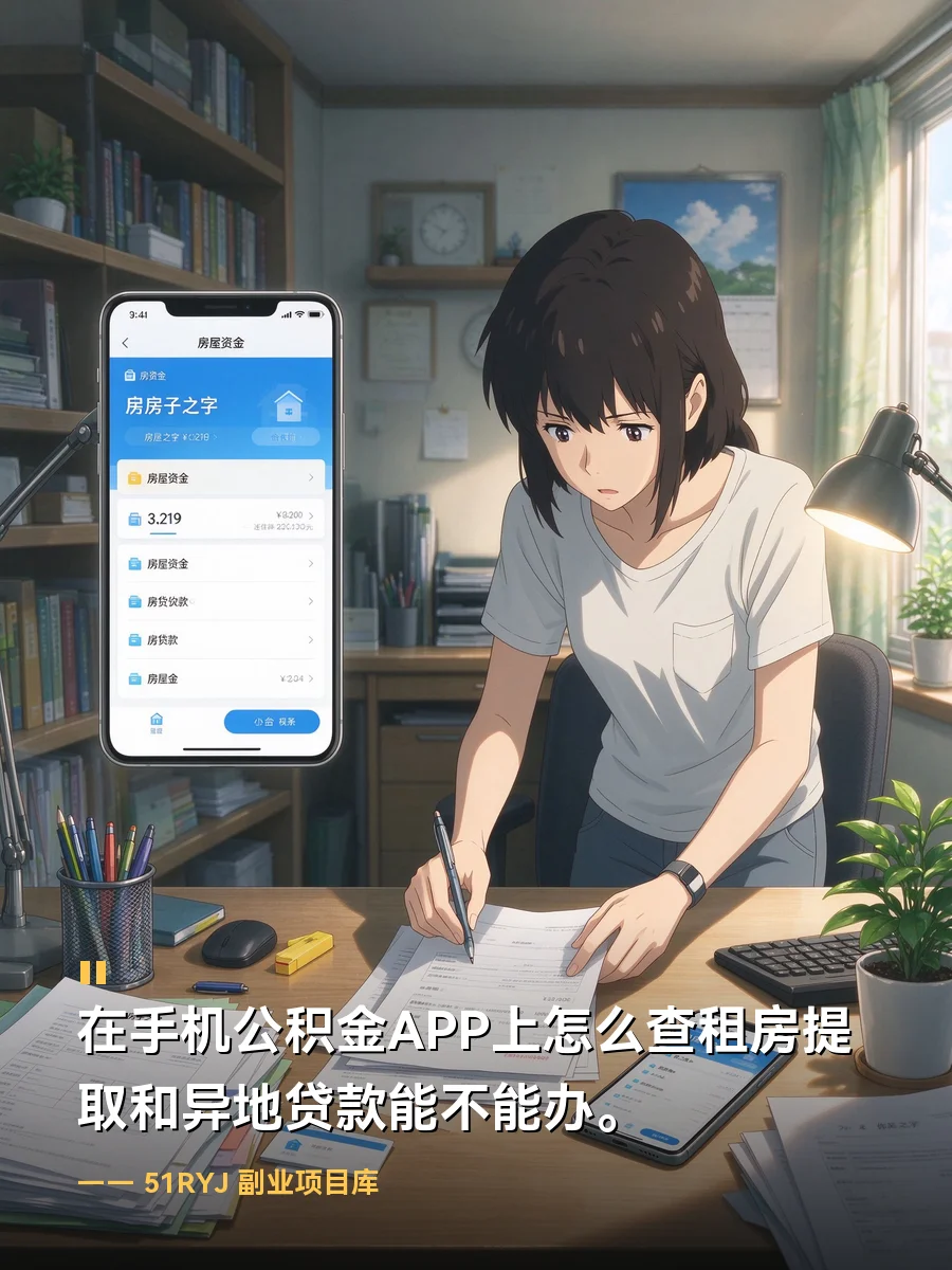 在手机公积金APP上怎么查租房提取和异地贷款能不能办
