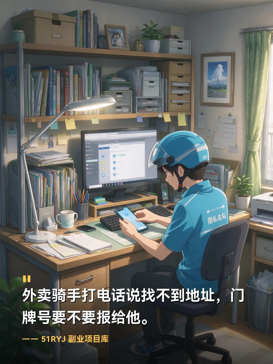 外卖骑手打电话说找不到地址，门牌号要不要报给他
