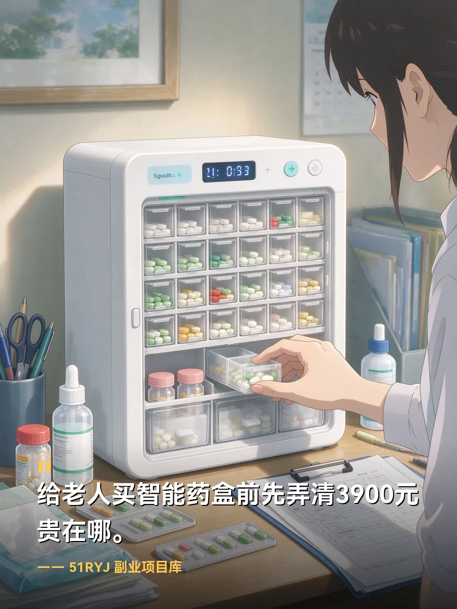 给老人买智能药盒前先弄清3900元贵在哪