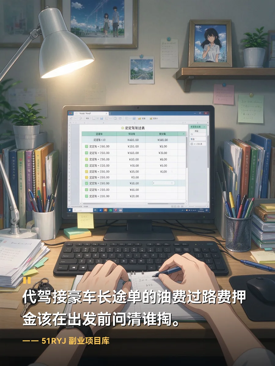 代驾接豪车长途单的油费过路费押金该在出发前问清谁掏