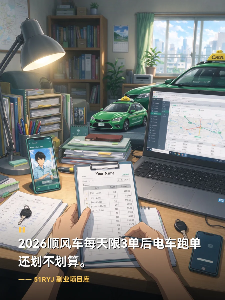 2026顺风车每天限3单后电车跑单还划不划算
