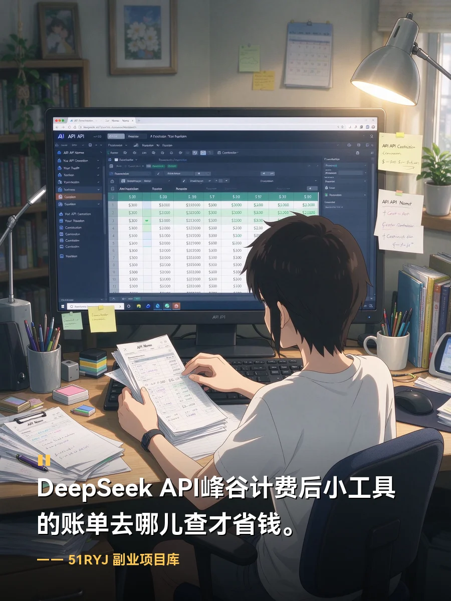 DeepSeek API峰谷计费后小工具的账单去哪儿查才省钱