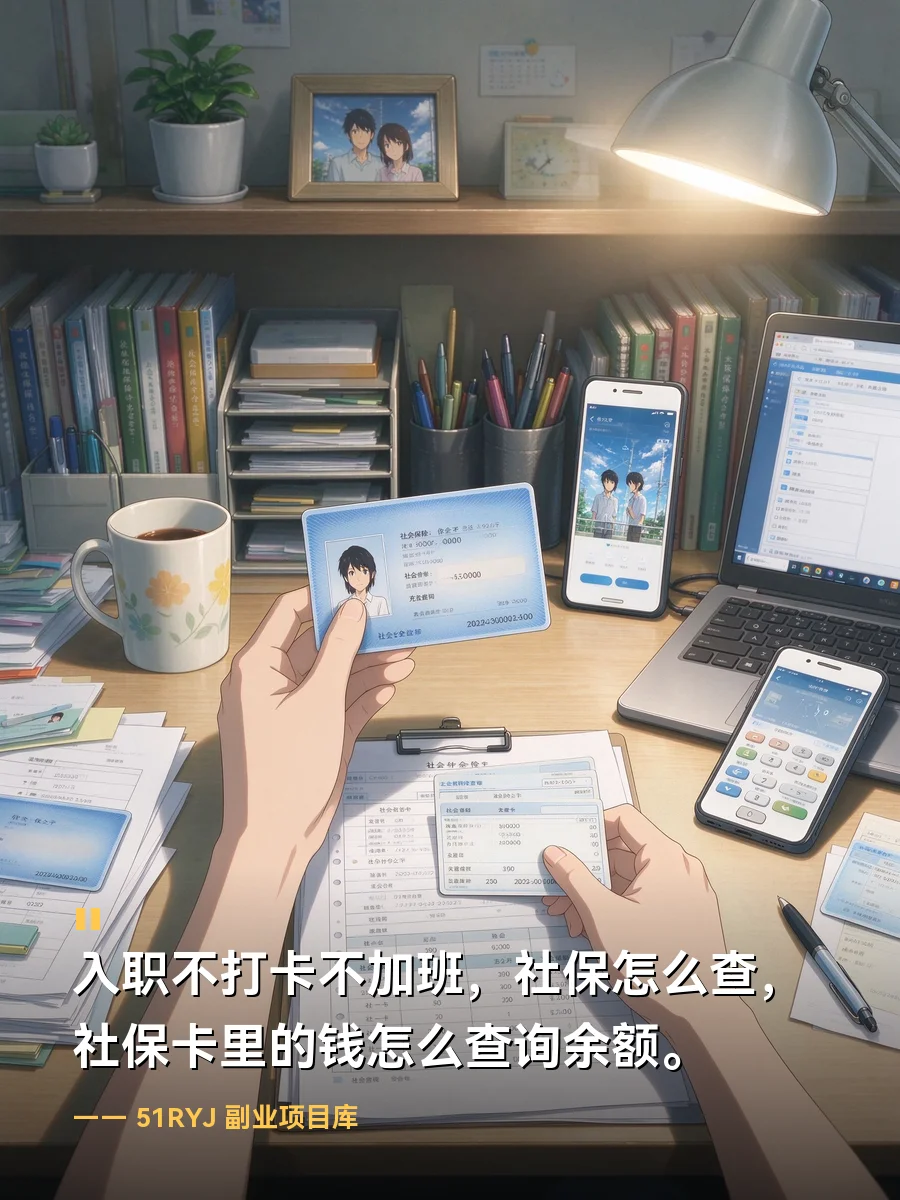 入职不打卡不加班，社保怎么查？社保卡里的钱怎么查询余额