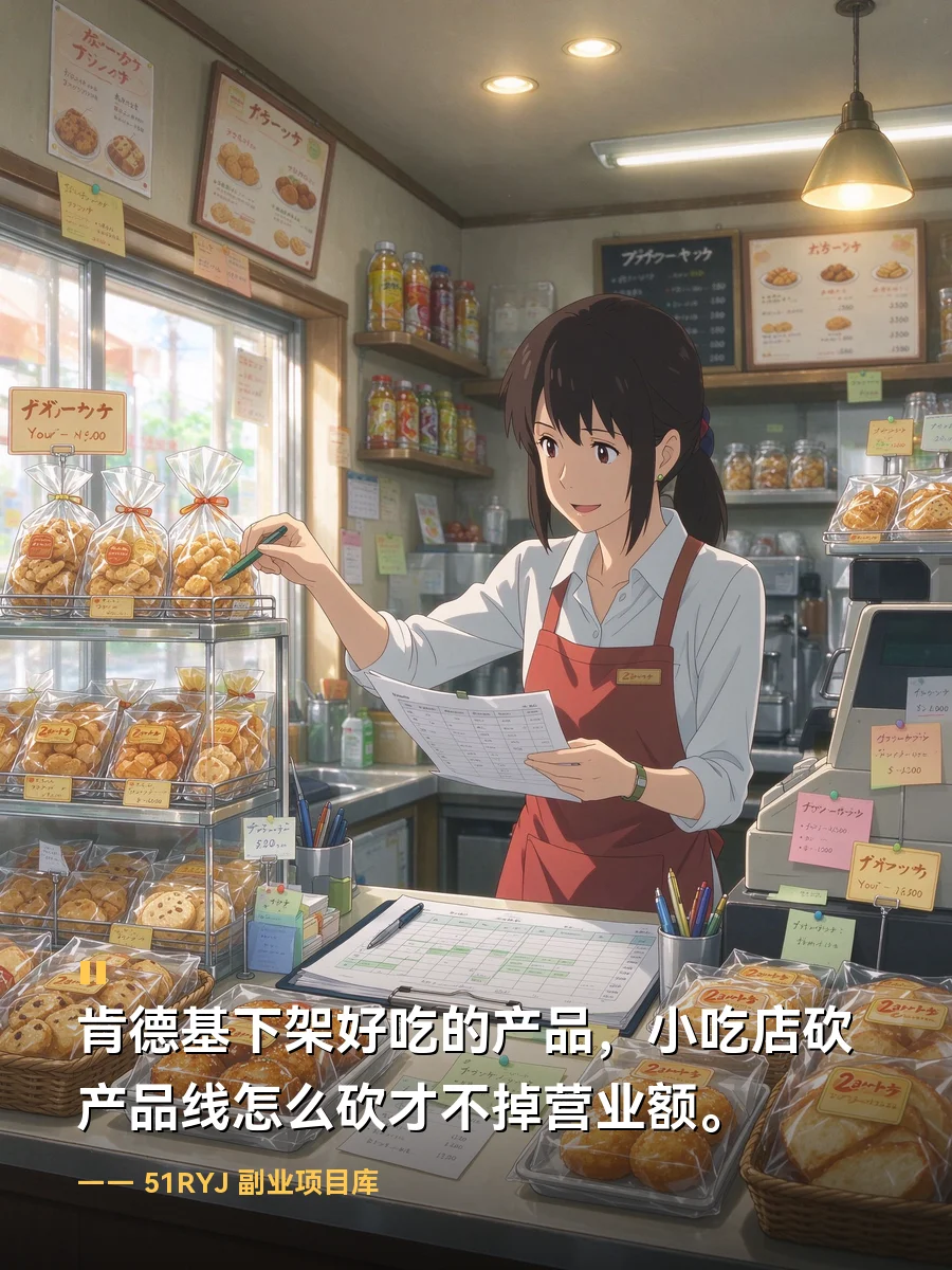 肯德基下架好吃的产品？小吃店砍产品线怎么砍才不掉营业额