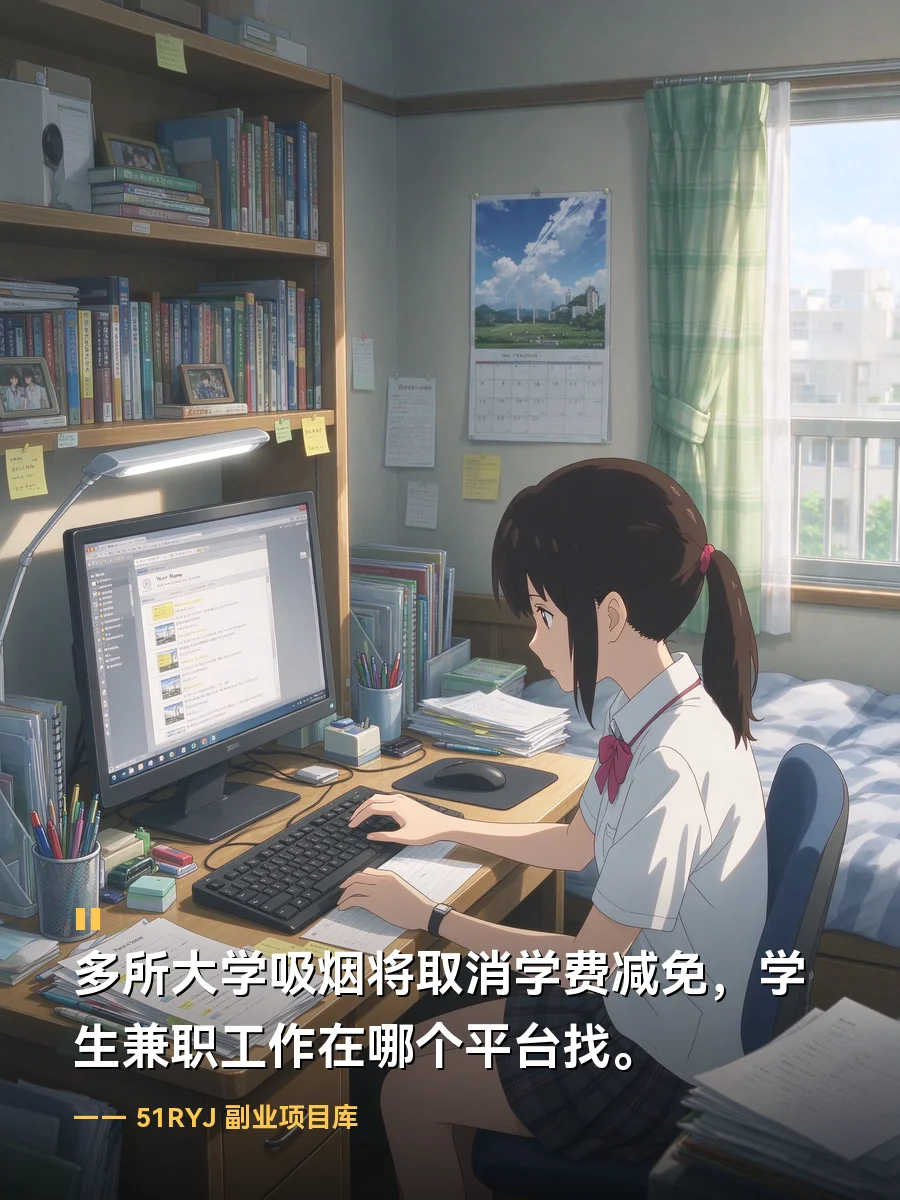 多所大学吸烟将取消学费减免？学生兼职工作在哪个平台找