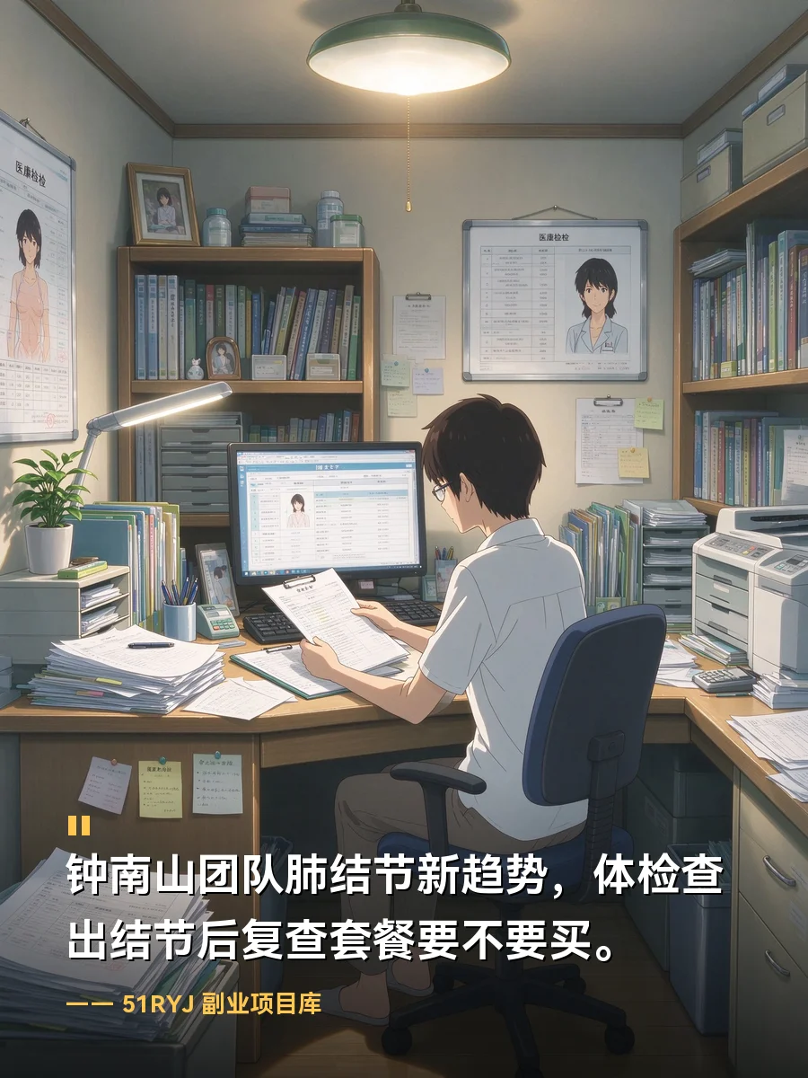钟南山团队肺结节新趋势？体检查出结节后复查套餐要不要买