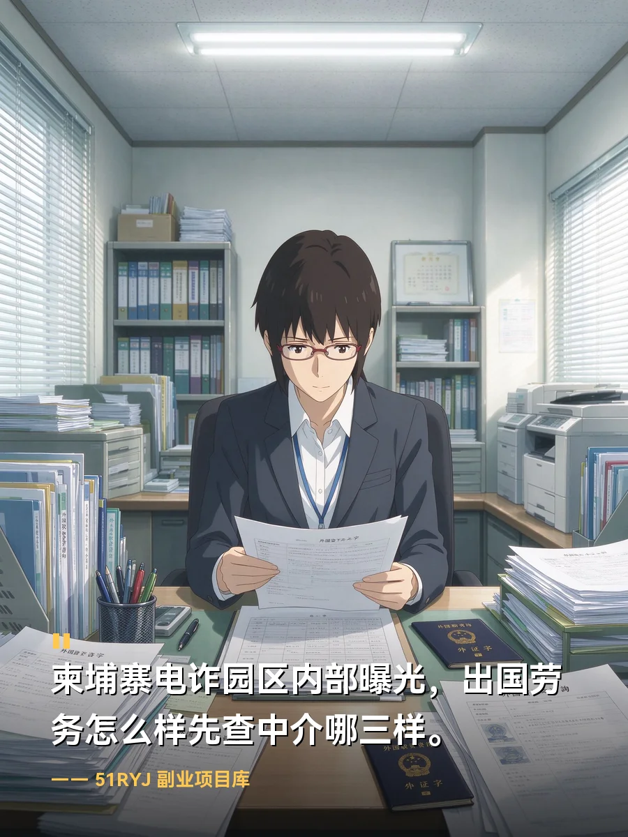 柬埔寨电诈园区内部曝光？出国劳务怎么样先查中介哪三样