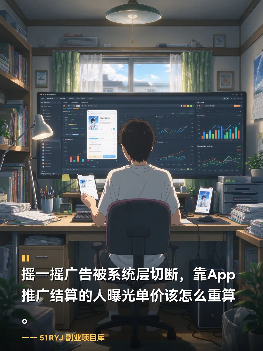 摇一摇广告被系统层切断：靠App推广结算的人，曝光单价该怎么重算