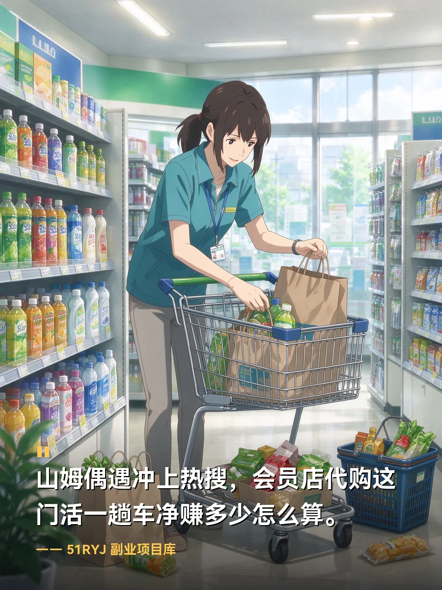 山姆偶遇冲上热搜：会员店代购这门活，一趟车净赚多少怎么算