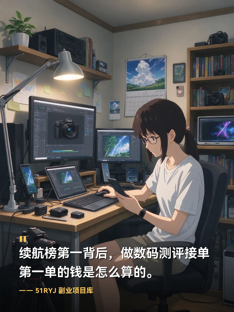 续航榜第一背后：做数码测评接单，第一单的钱是怎么算的