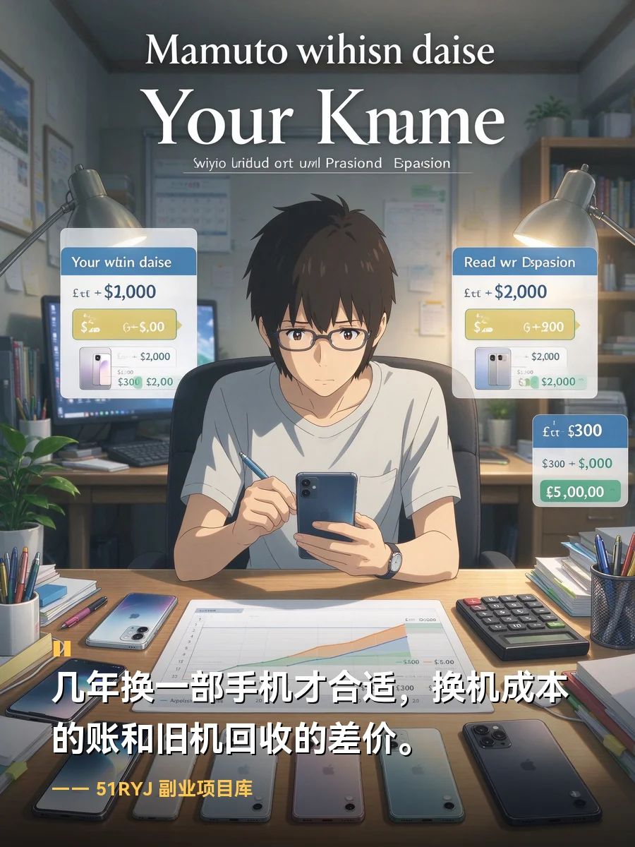 几年换一部手机才合适：换机成本的账，和旧机回收的差价