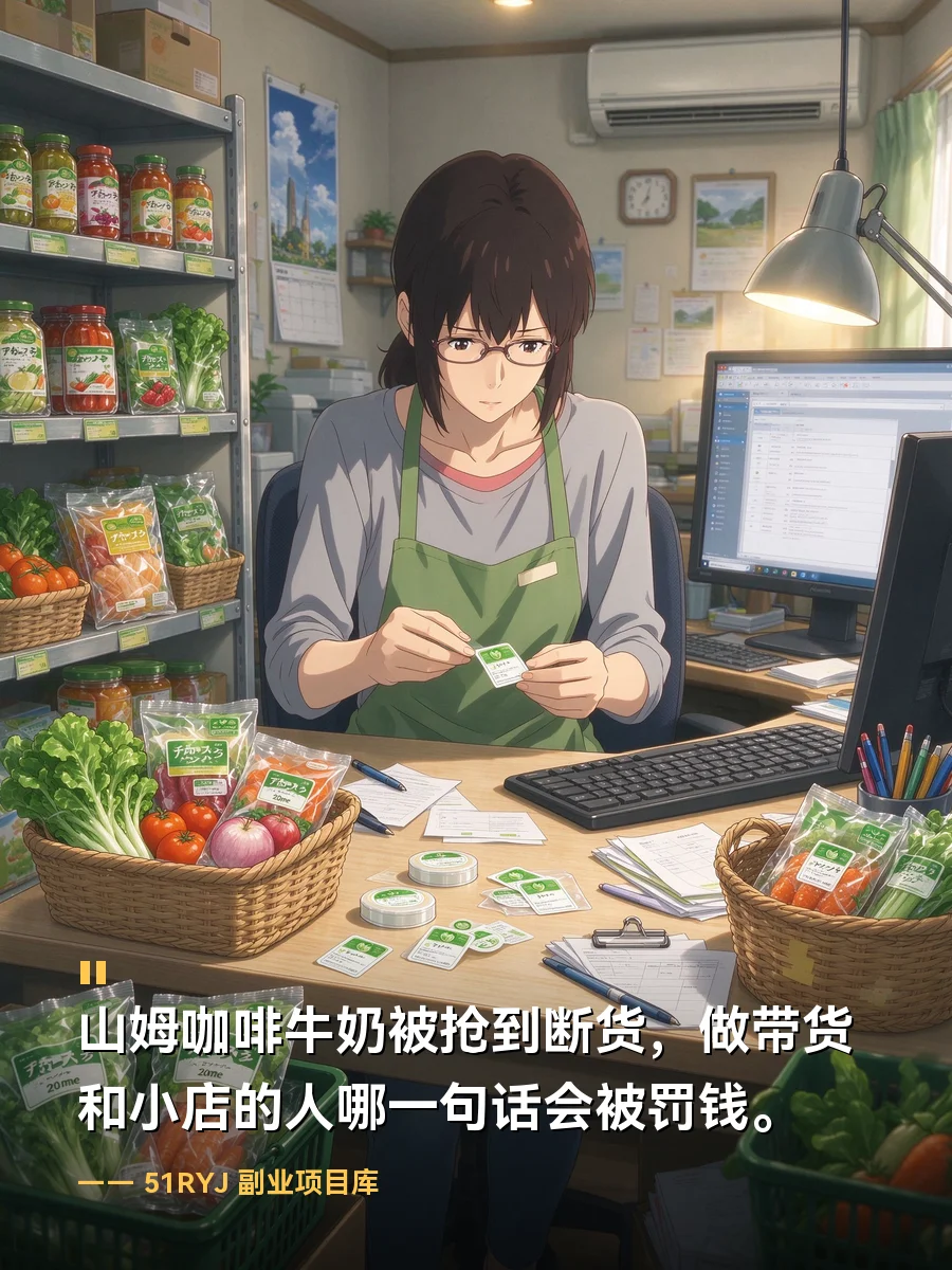 山姆咖啡牛奶被抢到断货：做带货和小店的人，哪一句话会被罚钱