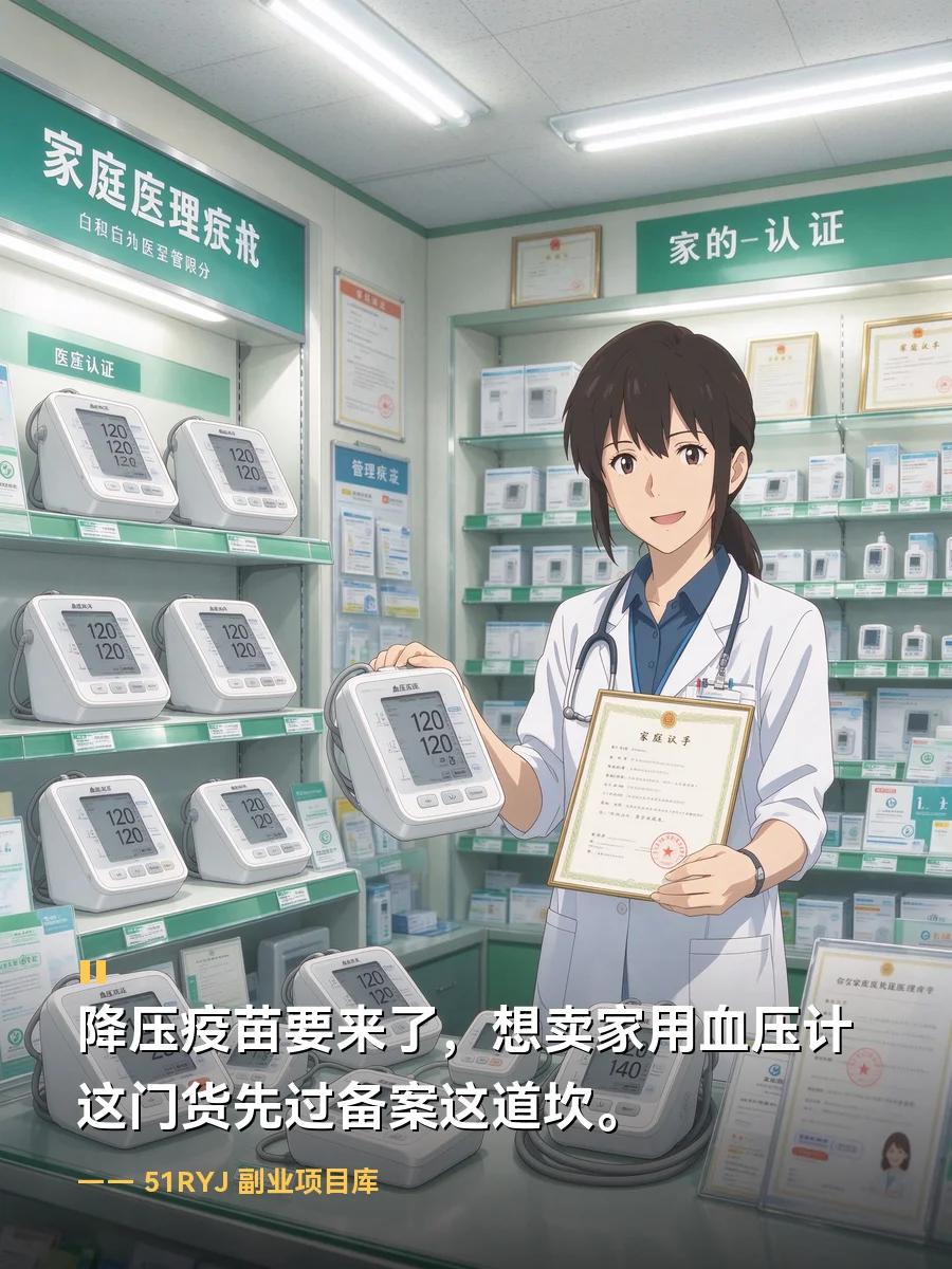降压疫苗要来了：想卖家用血压计这门货，先过备案这道坎