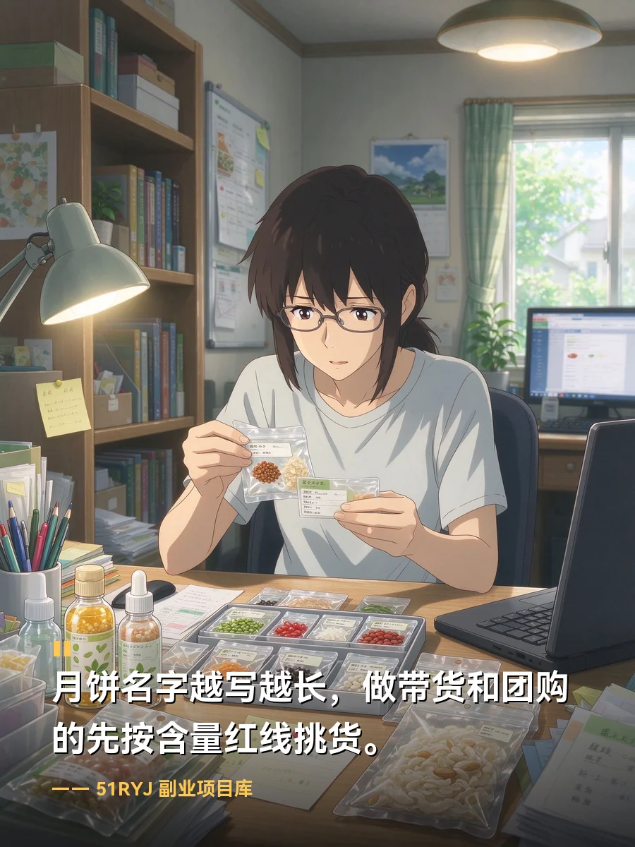 月饼名字越写越长，做带货和团购的先按含量红线挑货