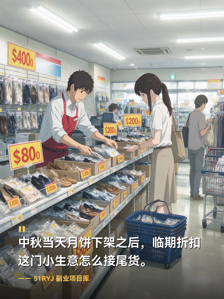 中秋当天月饼下架之后，临期折扣这门小生意怎么接尾货