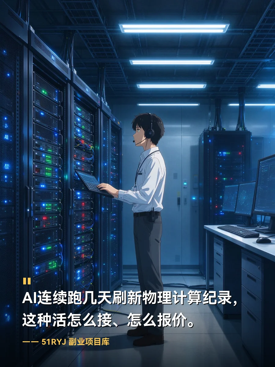 AI连续跑几天刷新物理计算纪录：这种活怎么接、怎么报价