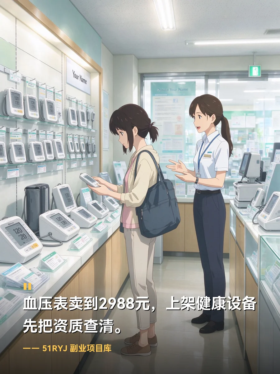 血压表卖到2988元，想上架这类健康设备的先把资质查清