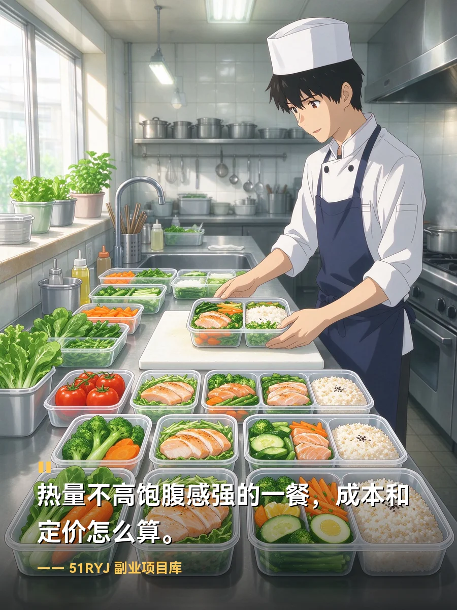 热量不高饱腹感强的一餐，一份成本和定价怎么算