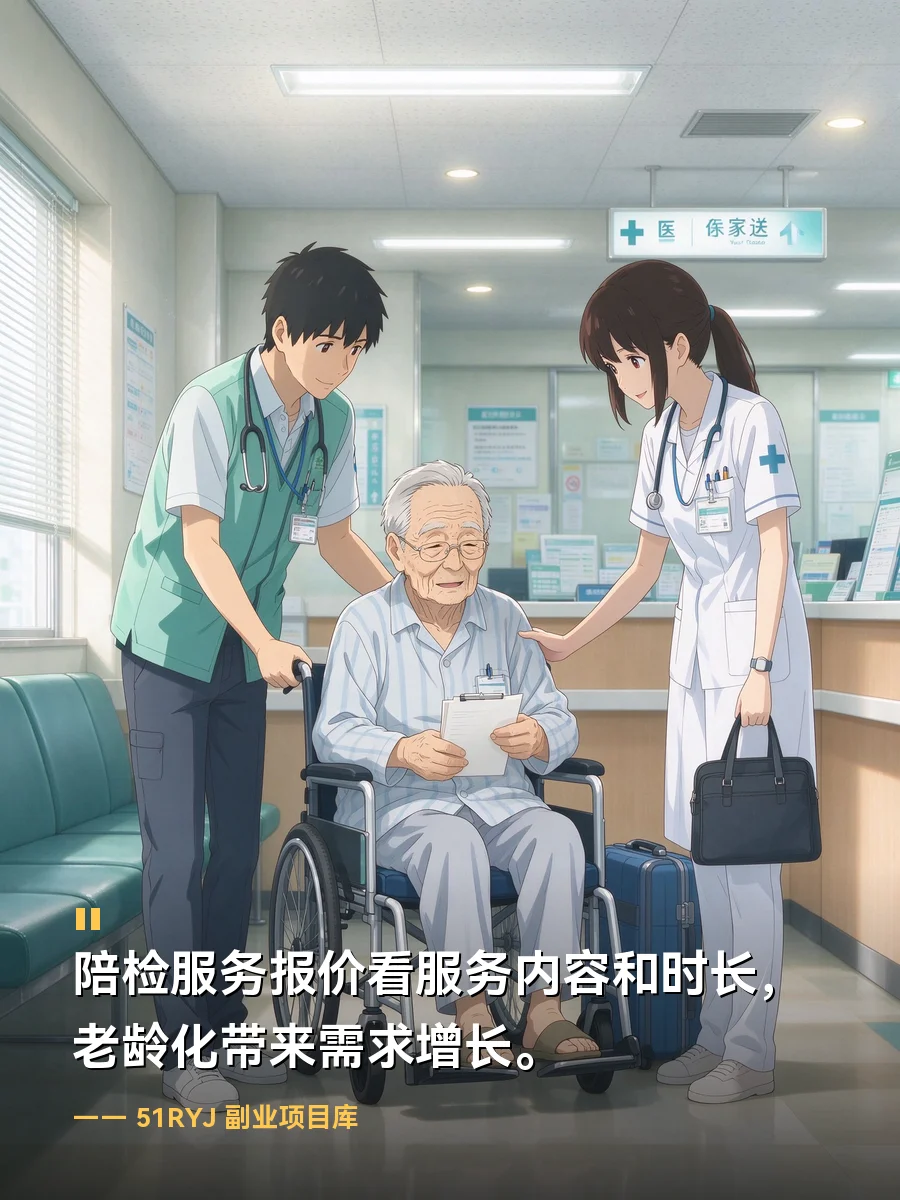 胃癌早期没症状这件事，陪检这门活怎么报价