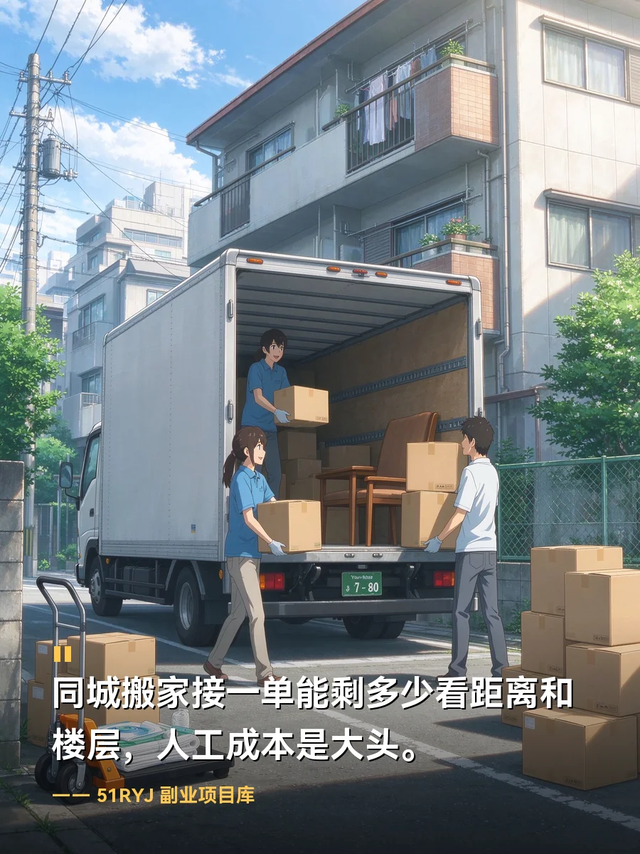 和公婆分开住才是成家，同城搬家接一单能剩多少
