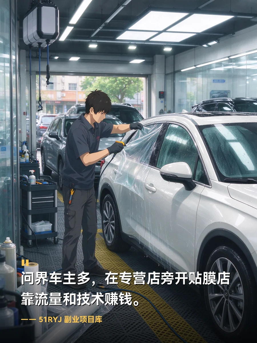 问界120万车主：在专营店旁开贴膜店能赚多少？
