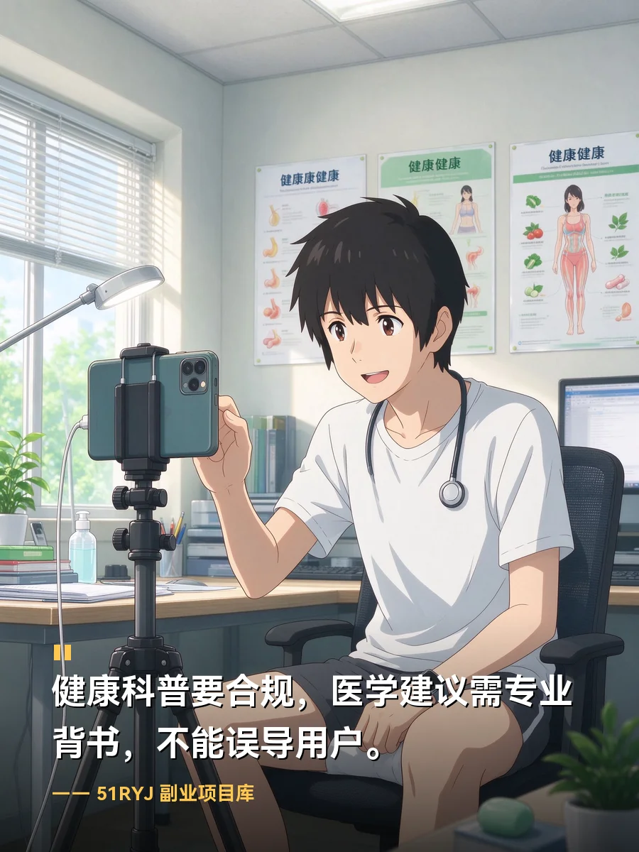 男子跟风垫腰致截瘫，健康科普号怎么合规起号