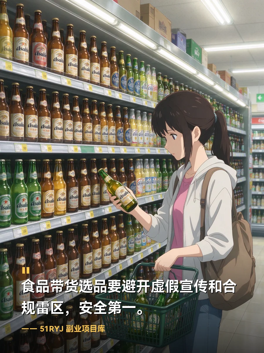 无醇啤酒被交警辟谣，食品带货选品要躲开哪些雷
