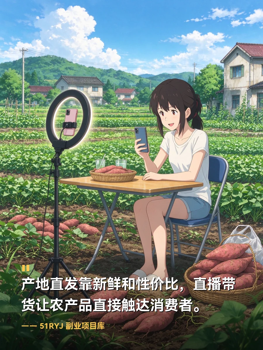 奥运冠军张家齐直播卖红薯冲上生鲜榜一，普通人做产地直发这门生鲜带货怎么起步？