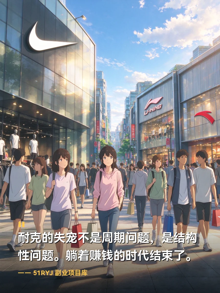 耐克5年市值蒸发2100亿美元，运动消费格局正在重写