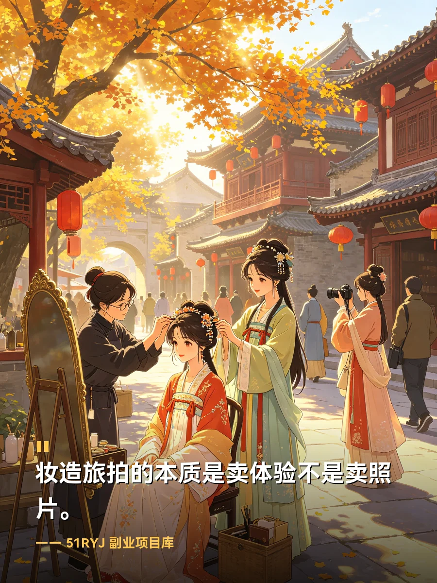 国庆妆造旅拍日入过万，普通人怎么切入这门生意