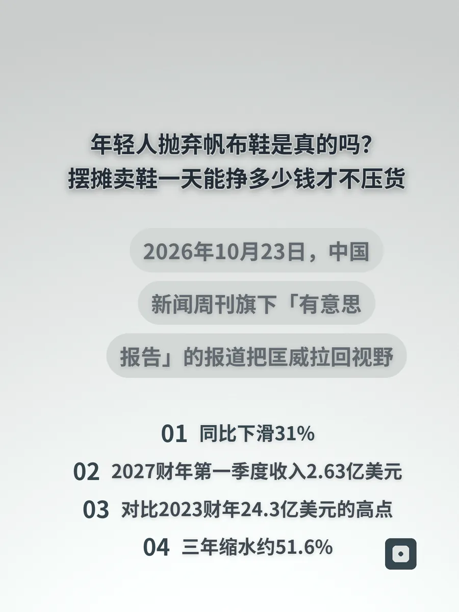 年轻人抛弃帆布鞋是真的吗？摆摊卖鞋一天能赚多少钱才不压货